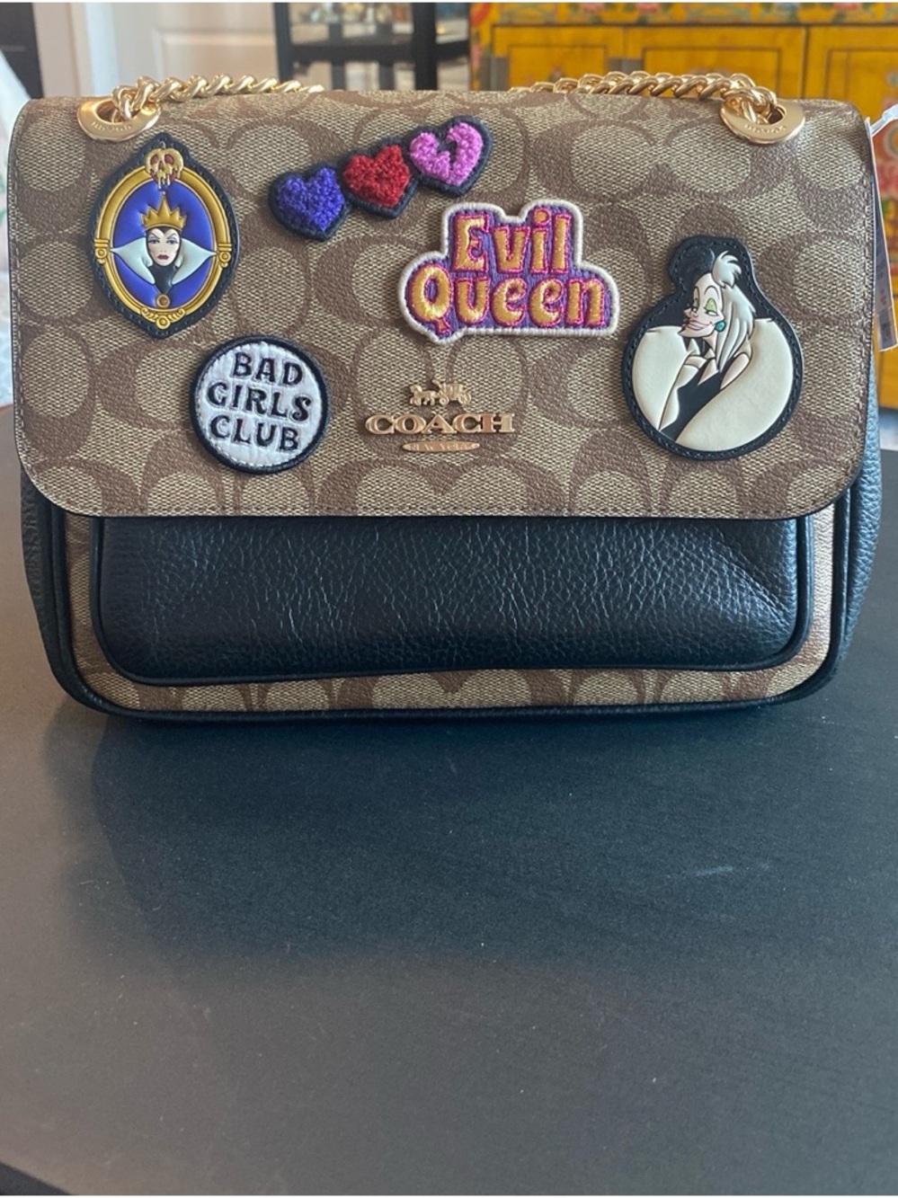 Coach Disney Villians Leather Handbag NWT